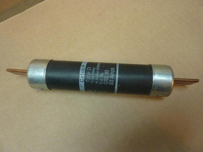 Used CEFCO 80 Amp Fuse CRS-80 #31261
