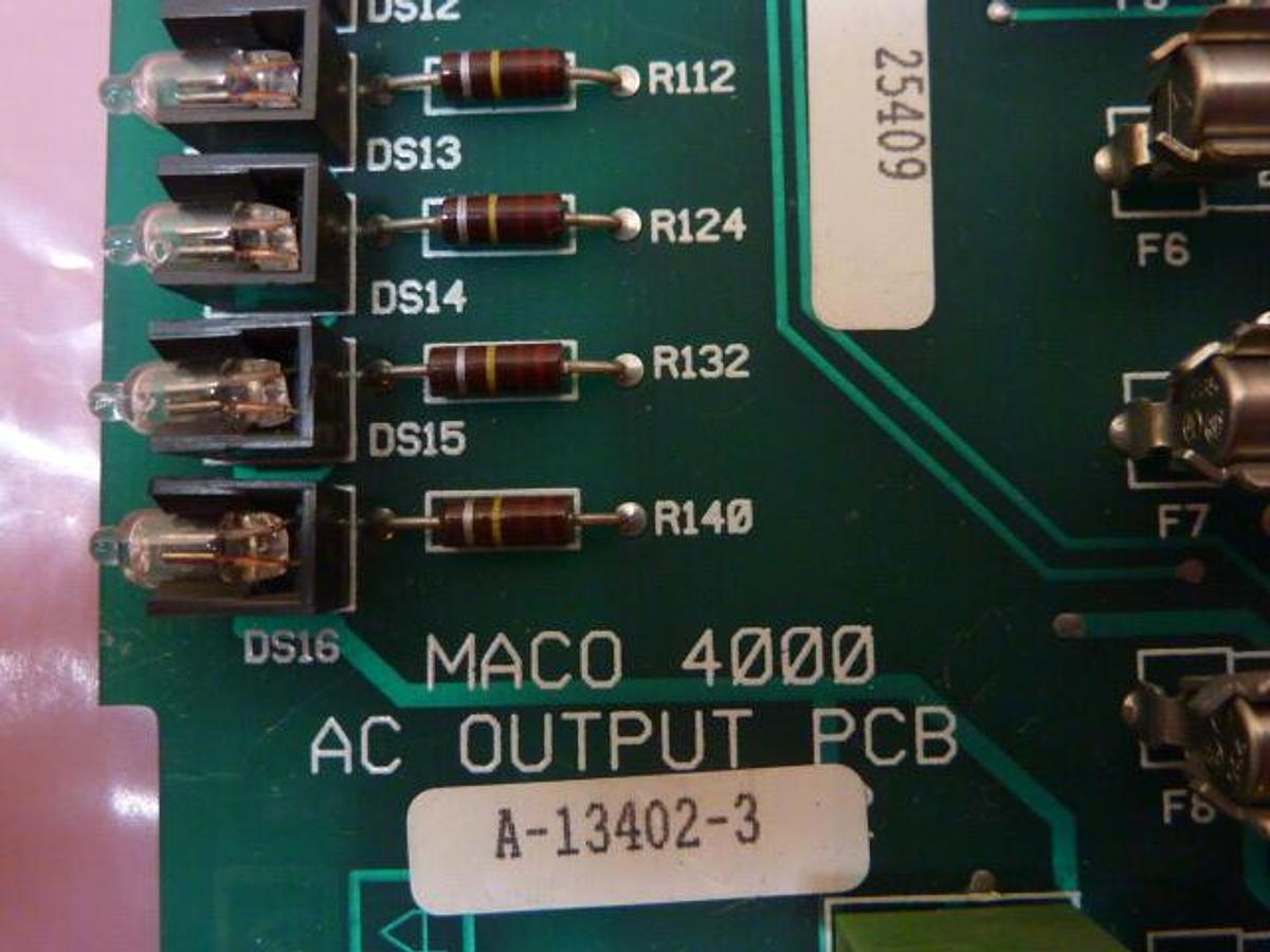 Used BARBER COLMAN AC Output Circuit Board A-13402-3 Used 