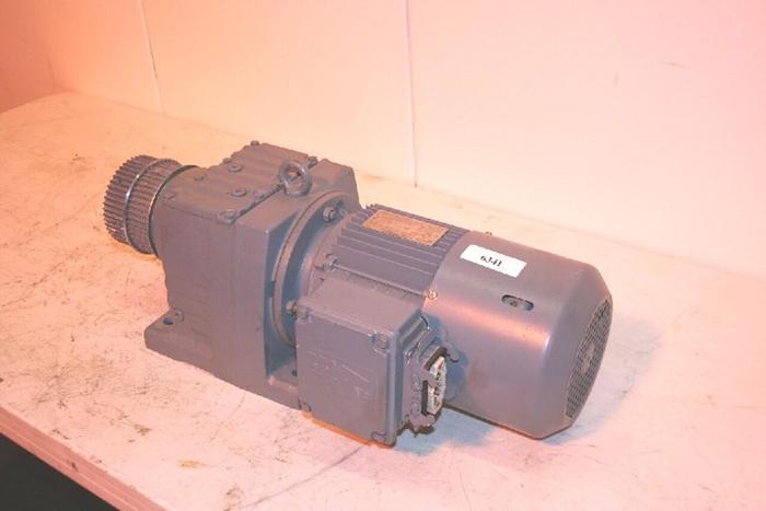 Used SEW EURODRIVE 1.5 HP Electric Motor R77DT90S4/BMS/HR/TH/ Used