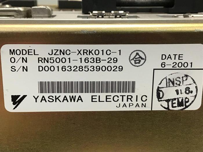 Used YASKAWA Robotic Controller JZNC-XRK01C-1  Used