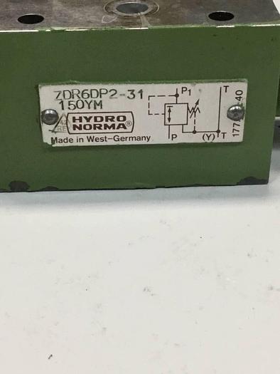Used HYDRONORMA Valve ZDR6DP231 #97227