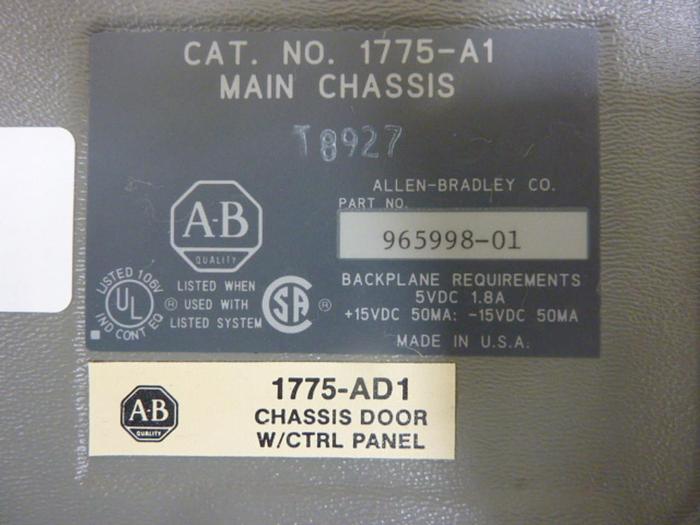 Used ALLEN BRADLEY Control Pad 1775-A1 #47073
