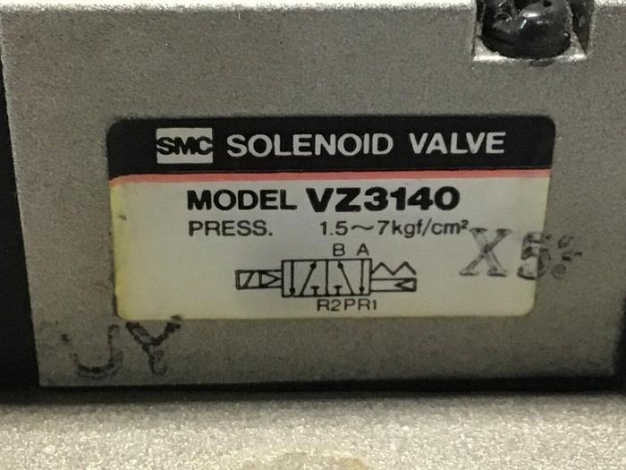 Used SMC Solenoid Valve VZ3140 #114524