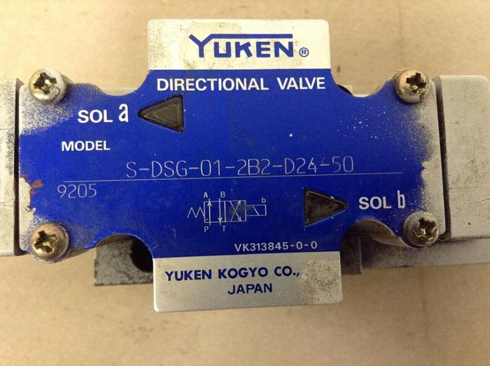 Used YUKEN Directional Valve S-DSG-01-2B2-D24-50 #71248