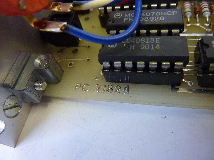 Used MOVOMATIC Control Card PC 3182D #5780