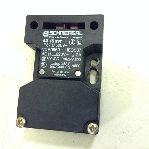 Used SCHMERSAL Safety Interlock Switch AZ15ZVR #83933