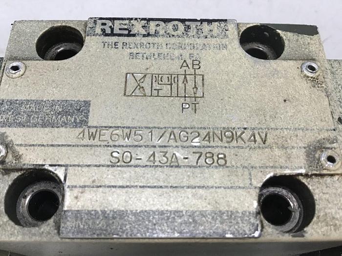 Used REXROTH Valve 4WE6W51/AG24N9K4V #140405