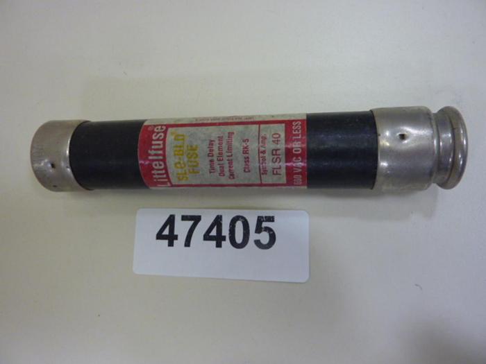 Used LITTELFUSE 40 Amp Fuse FLSR-40 #47405