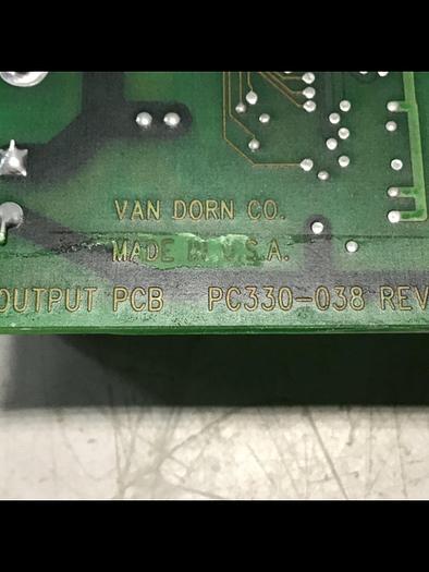 Used VAN DORN Pathfinder DC Output Board PC330-038 330038 USED