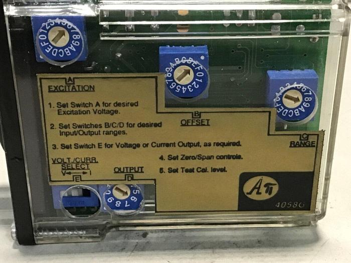 Used ABSOLUTE PROCESS INSTRUMENTS Transmitter API 4058 G DF #140668