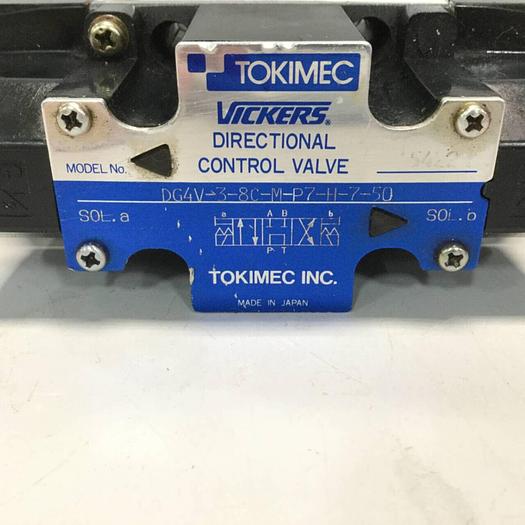 Used VICKERS Tokimec Directional Control Valve DG4V38CMP7H750 #95793