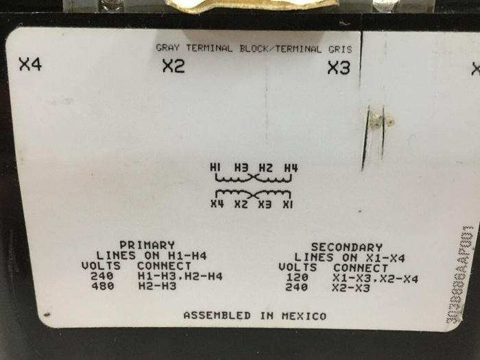 Used GENERAL ELECTRIC 1 kVA Transformer 9T58K2812 #102163