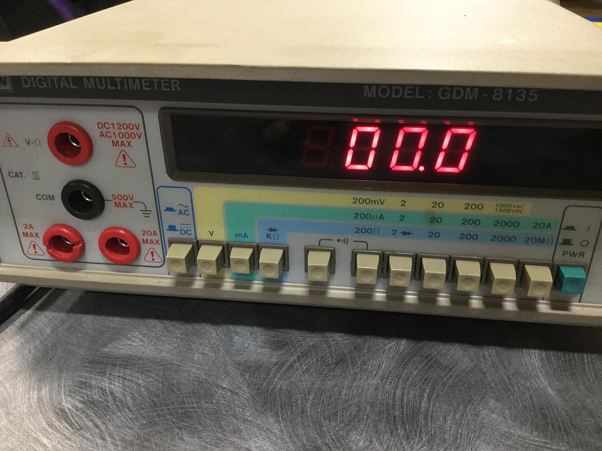 Used GW INSTEK Digital Multimeter GDM-8135 #107270