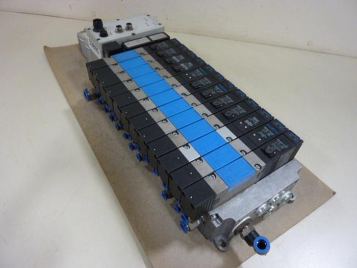 Used FESTO Control Block w/ Valves IFB8-03 #52805