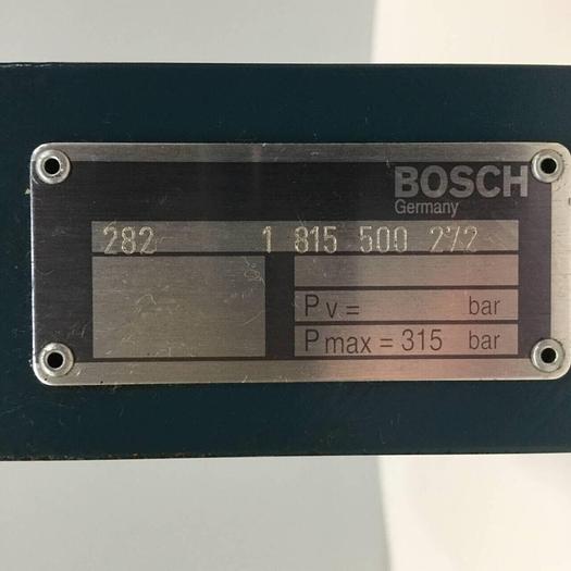 Used BOSCH Valve 1 815 500 272 #91767