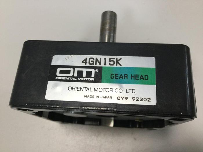 Used ORIENTAL MOTOR Gearhead 4GN15K Used