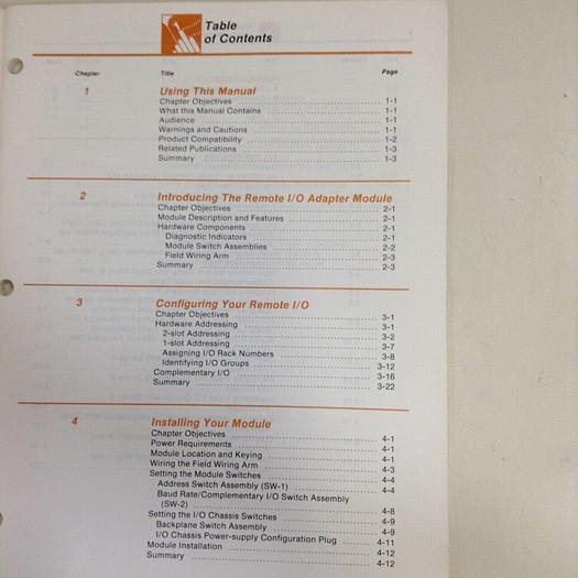 Used ALLEN BRADLEY User's Manual 1771-6.5.37 #70866