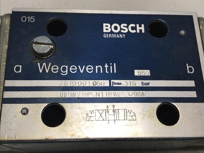 Used BOSCH Valve 0 810 001 050 #136578