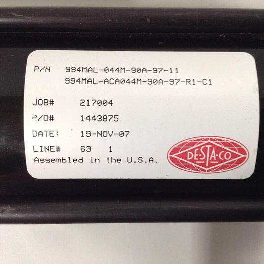Used DESTACO Pneumatic Hold Clamp 994MAL-044M-90A-97-11 #90084