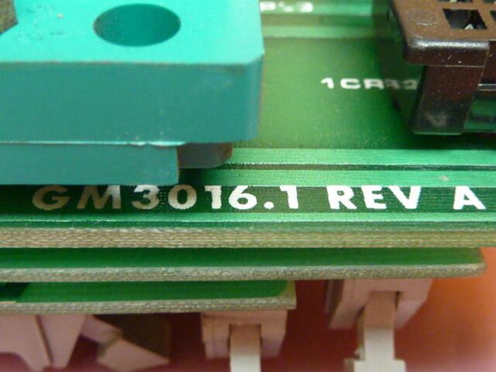 Used GENERAL MOTORS Circuit Board GM3016.1 #33675