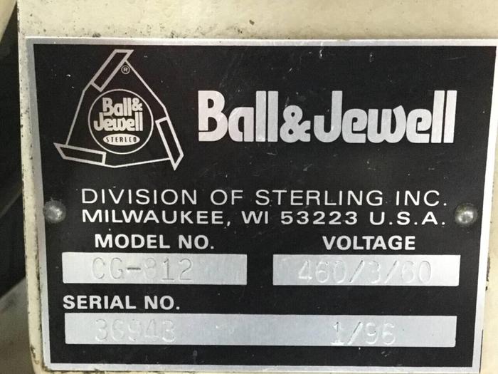 Used BALL & JEWELL 7.5 HP Grinder / Granulator, CG-812, Used