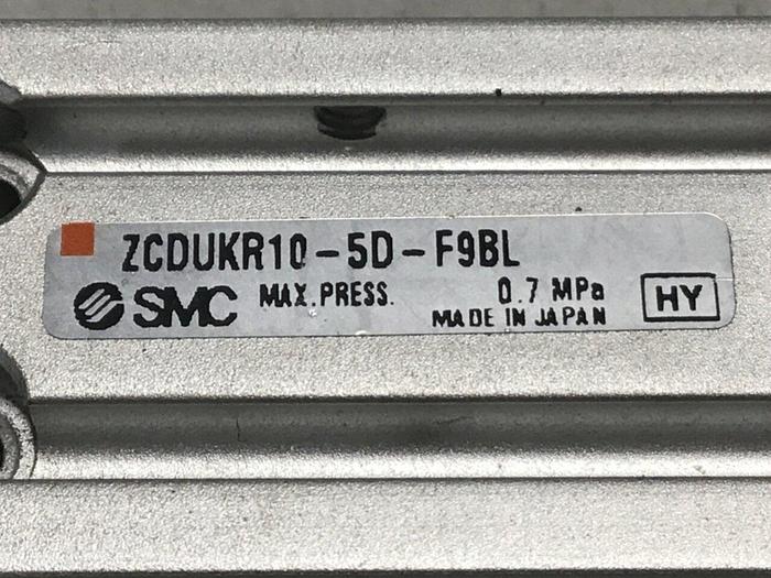 Used SMC Cylinder ZCDUKR10-5D-F9BL #127867