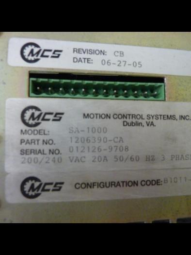 Used MCS Servo Amplifier SA-1000 #56266