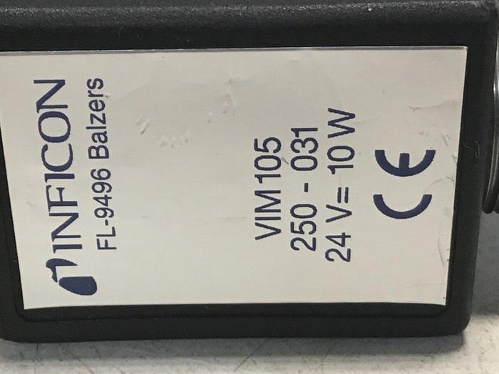 Used INFICON Gauge / Valve FL-9496 BALZERS #124328