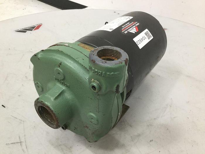 Used EMERSON 1 HP Motor w/ Pump BJ18A #104922