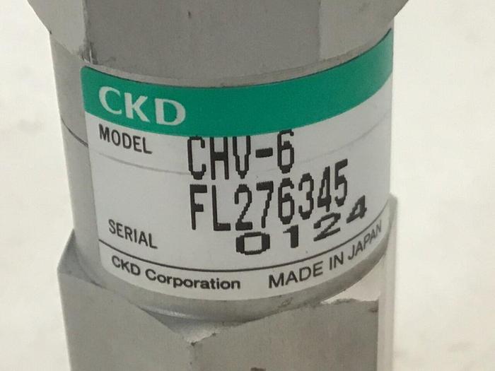 Used CKD CORP Check Valve CHV-6 #126611