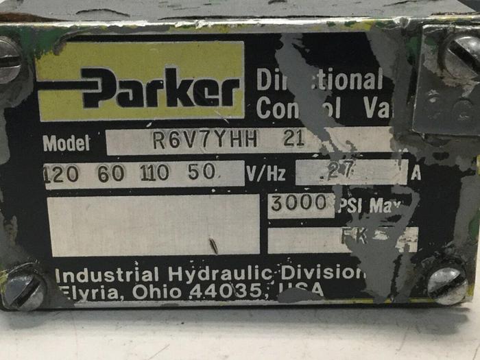 Used PARKER Directional Control Valve R6V7YHH 21 #103025