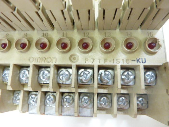 Used OMRON Relay Block Base P7TF-IS16-KU #46083