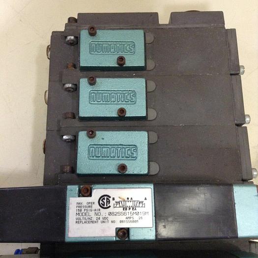 Used NUMATICS Control Block w/ Valves 081SS600M000061 #79997