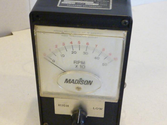 Used MADISON Tachometer Indicator 200 #3146