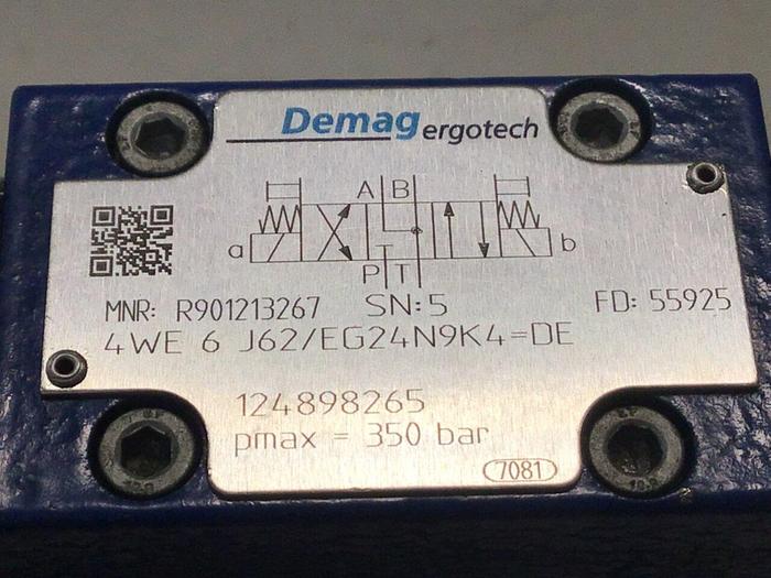 Used REXROTH Directional Control Valve 4WE6J62/EG24N9K4 Used