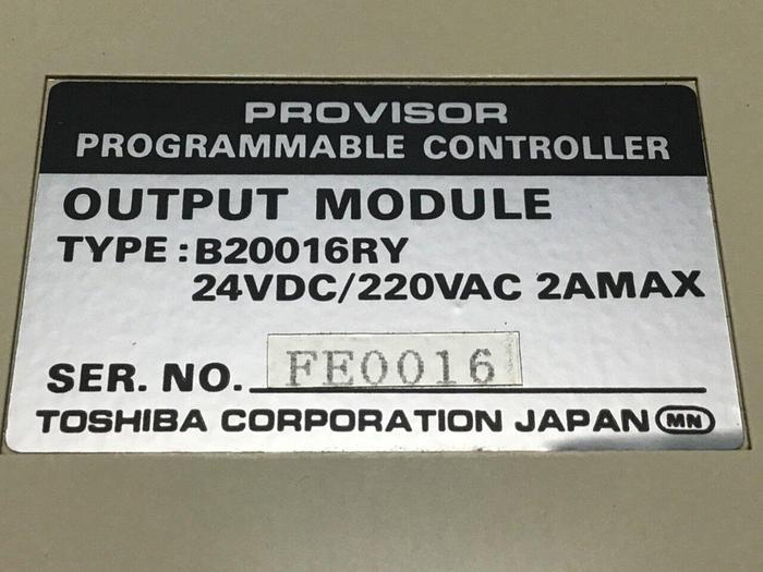Used TOSHIBA Output Module B20016RY Used