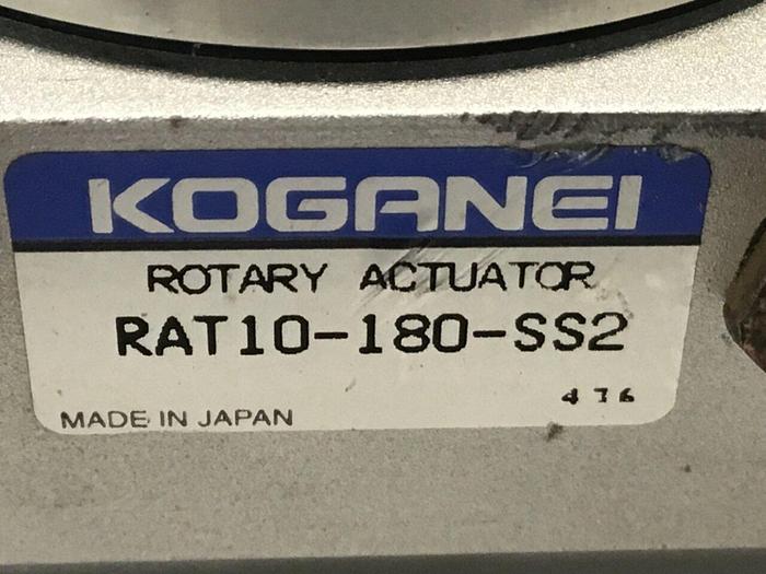 Used KOGANEI Rotary Actuator RAT10-180-SS2 #121064