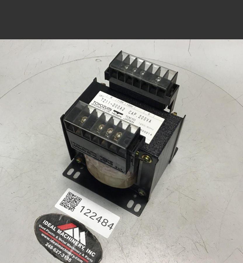 Used TOYOZUMI DENGEN KIKI 200 VA Transformer TZ11-200A2 USED