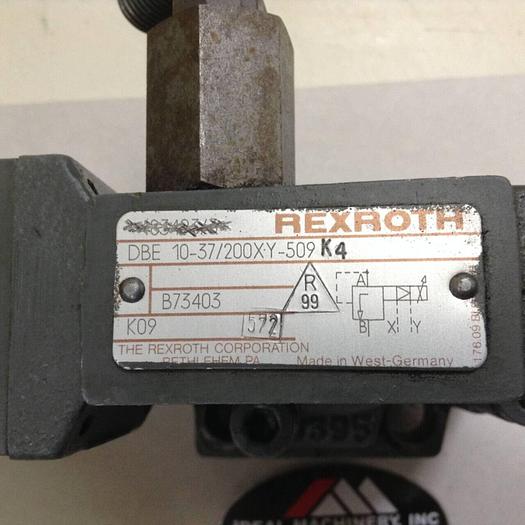 Used REXROTH Hydraulic Valve DBE10-37/200XY-509K4 #74450