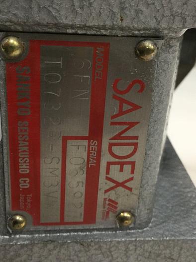 Used SANDEX Indexing Drive 6FN T0732R-SM3VW1 #105355