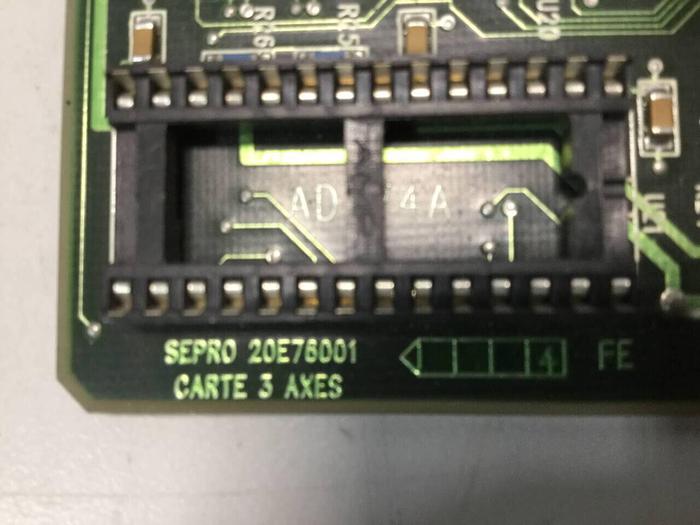 Used SEPRO ROBOTIQUE Circuit Board 20E76001 Used