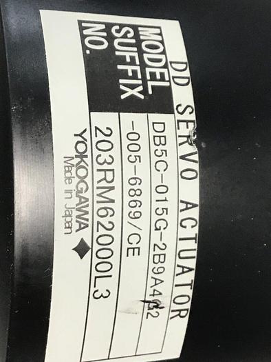 Used YOKOGAWA DC Servo Actuator DB5C-015G-2B9A4G2-005-6869/CE #119959