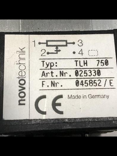 Used NOVOTECHNIK Transducer TLH750 Used