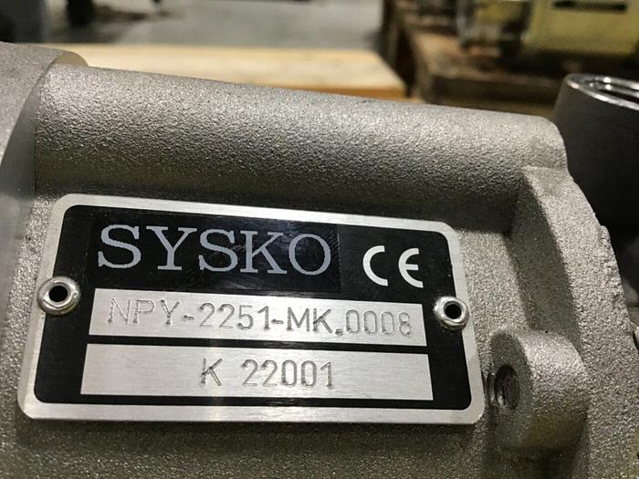 Used SYSKO CORPORATION Pump NPY-2251-MK.0008 #125326