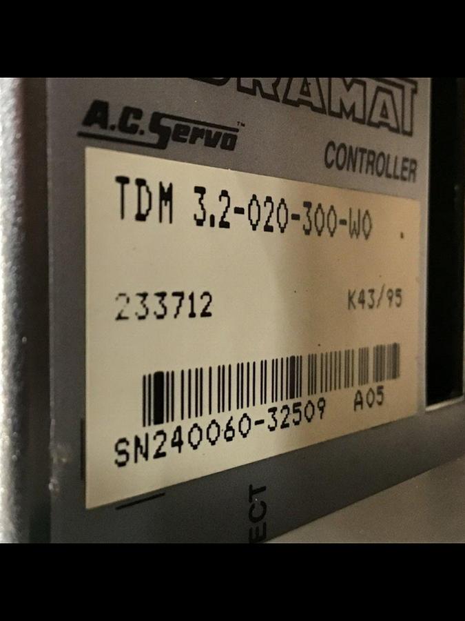 Used INDRAMAT Power Supply TDM3.2-020-300-W0 Used