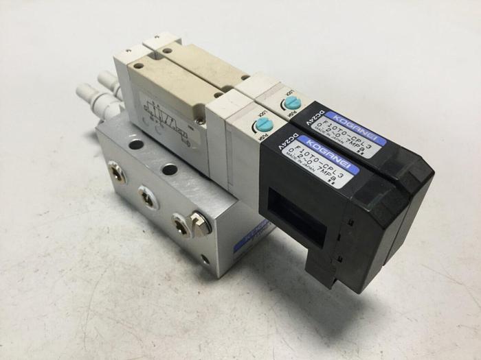 Used KOGANEI Manifold w/ Valve F10M2AJ #104809