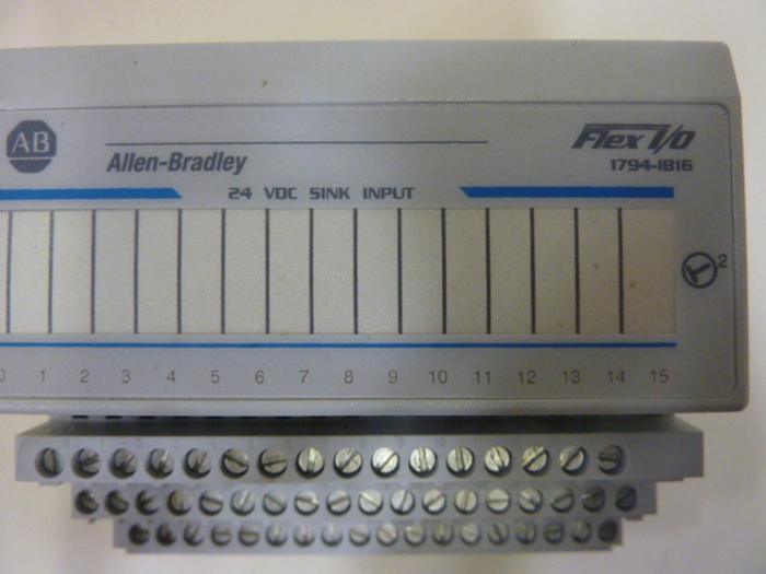 Used ALLEN BRADLEY Input Module 1794-IB16 SER A #49467