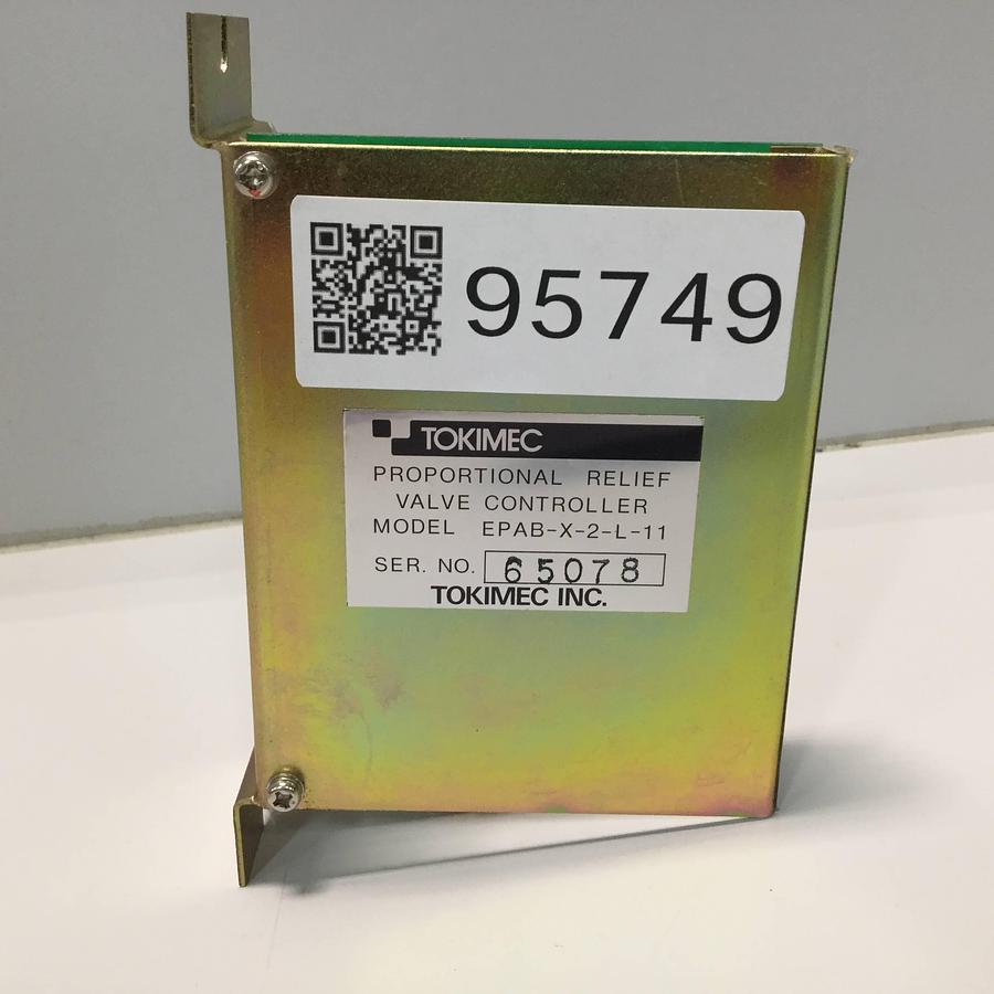 Used TOKIMEC Proportional Relief Valve Controller EPAB-X-2-L-11 Used