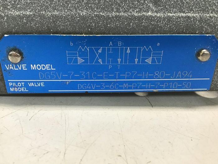 Used TOKIMEC Valve DG5V-7-31C-E-T-P7-H-80-JA94 #142139