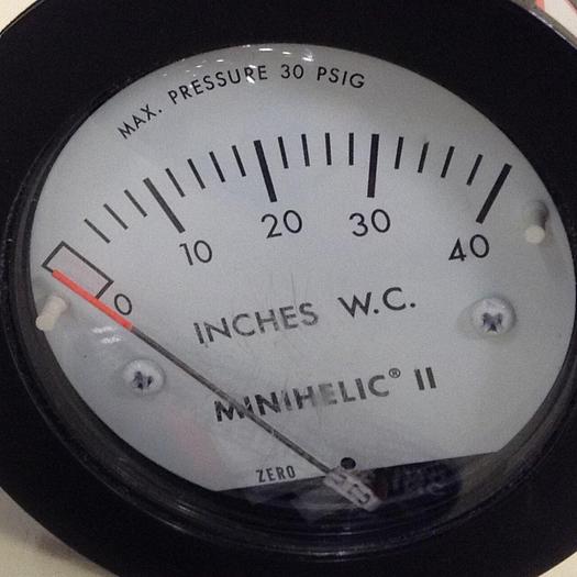 Used DWYER Gauge N15T 2-5040-NPT #83920